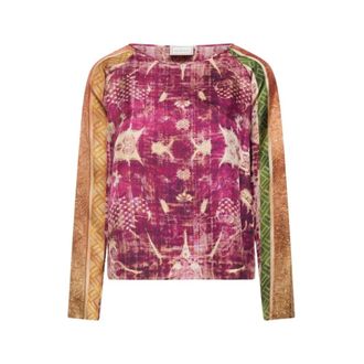 Pierre-Louis Mascia Blouses, female, Multicolor, Size: XS Aloe Longsleeve Shirt