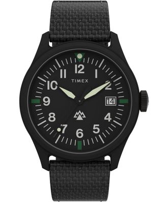 Timex Traprock Mens Black Watch TW2W23400 Fabric - One Size