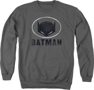 Gildan Batman Mask In Oval Adult Crewneck Sweatshirt