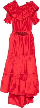 Miau by Clara Rotescu Abito asimmetrico - Rosso