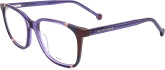Carolina Herrera Womens 52mm Violet Brown Opticals
