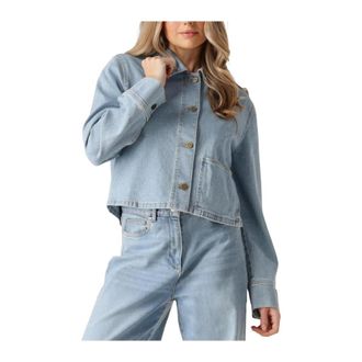 Nukus Nukus, Jassen, Dames, Blauw, M, Katoen, Sage Jas