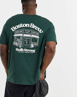 Jack & Jones Jack & Jones Back Graphic Boston T-Shirt