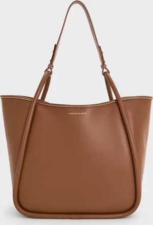 Charles & Keith Lyla Tubular Slouchy Tote Bag