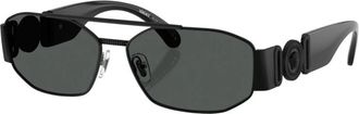 Versace Ve 2287 Zonnebrillen - Heren - Zonnebrillen - Zwart - 58 MM - Accessoires