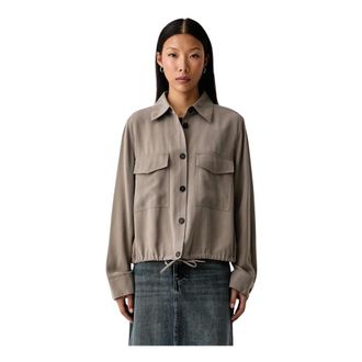 Marc O'Polo Jassen, Dames, Beige, XS, Polyester, Shirt Jacket
