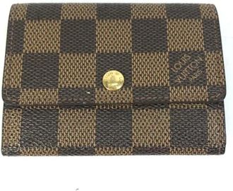 Louis Vuitton Pre-owned Wallets, female, Brown, Size: ONE SIZE Pre-owned Canvas wallets