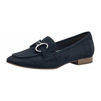 Tamaris Loafers - Dames - Schoenen - Blauw - Maat: 38 EU Su&egrave;de
