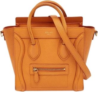 Celine Pre-owned Mini Bags, female, Orange, Size: ONE SIZE Pre-owned Vintage Mini Bag