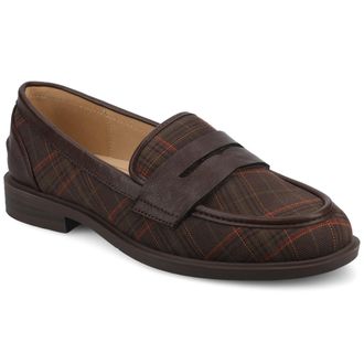 Journee Collection Womens Brooks Wide-Width Penny Loafer