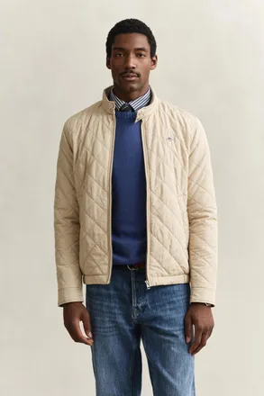 GANT Men Quilted Windcheater (XXXL) OAT BEIGE
