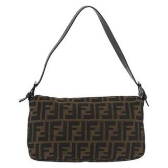 Fendi Pre-owned Vintage Shoulder Bag - Dames - Pre-owned - Bruin - Maat: ONE Size Leer