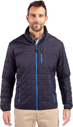 Cutter & Buck Rainier PrimaLoft Mens Eco Insulated Full Zip Puffer Jacket