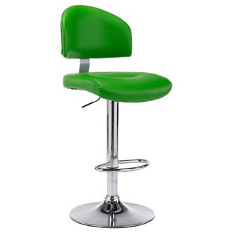 vidaXL Taburete De Cocina Cuero Sint&eacute;tico Verde Vidaxl