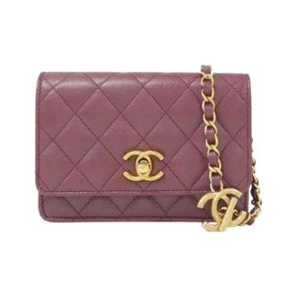 Chanel Pre-owned Chain/Shoulder Wallet - Dames - Pre-owned - Paars - Maat: ONE Size