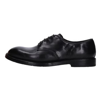 Premiata King Lace-Up - Heren - Nette schoenen - Zwart - 44 EU - Leer - Schoenen