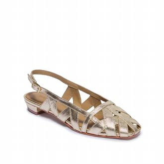 Bernardo Womens Glinda Slingback Flats In Platinum