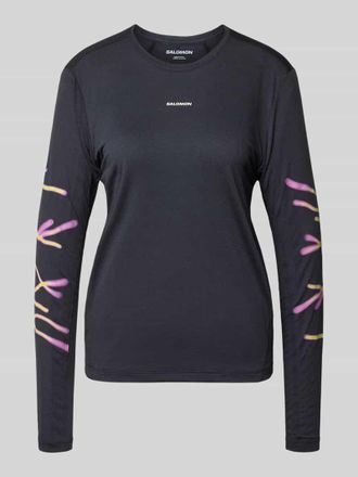 Salomon Funktionsshirt mit Logo Modell Kout in Black, Gr&ouml;&szlig;e XL