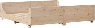 vidaXL Vidaxl - Estructura De Cama Sin Colch&oacute;n Madera Maciza De Pino 180x200 Cm
