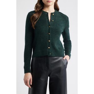 Mango Eliote Crop Cardigan in Green at Nordstrom Rack, Size X-Small