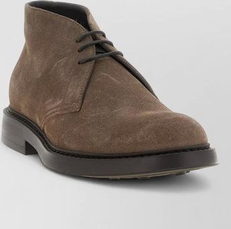 Doucal's leather derby shoes