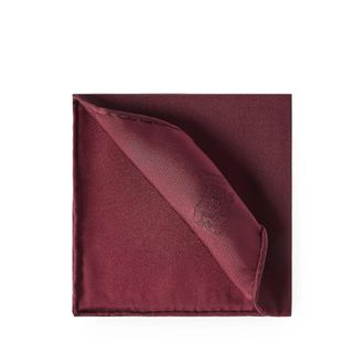 Brunello Cucinelli Solomeo Embroidered Silk Pocket Square