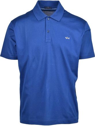 Paul & Shark Blue Cotton Classic Polo Shirt