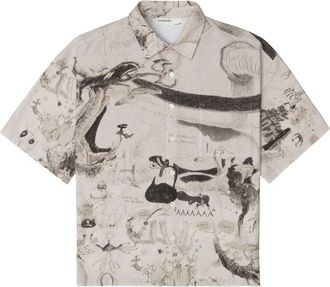 DOMREBEL Camicia Megalo - Grigio