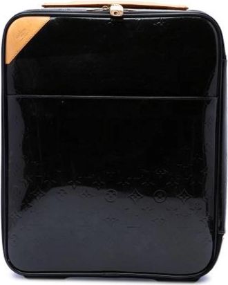 Louis Vuitton Pre-owned Pegase 45 - Dames - Vintage Weekendtas - Zwart - ONE Size - Leer - Vintage