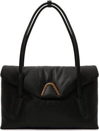 Coccinelle Womens Shoulder Bag Black Cow Leather Shoulder-bags