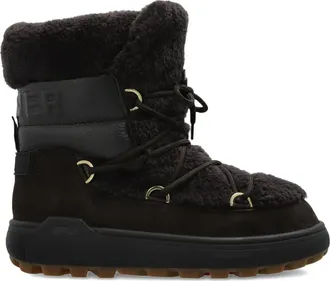 Bogner lace-up shearling boots - women - Rubber/Sheepskin/Sheep Skin/Shearling/Sheep Skin/Shearling - 40 - Brown
