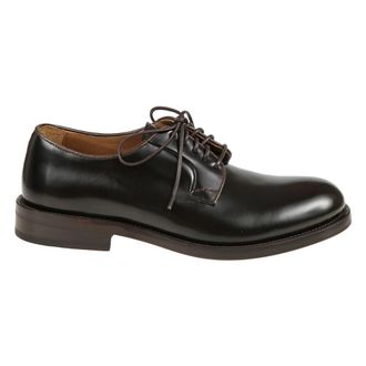 Calce Heren Oxford Leren Veterschoenen - Heren - Nette schoenen - Zwart - 39 1/2 EU - Leer - Schoenen