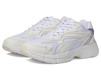 Puma Teveris Nitro Metallic Womens Shoes Puma White/Warm White : 7 B - Medium, Synthetic/Textile