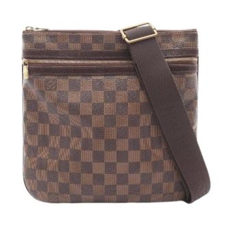 Louis Vuitton Pre-owned Pochette Bosphore Damier Schoudertas - Dames - Pre-owned - Bruin - Maat: ONE Size Leer