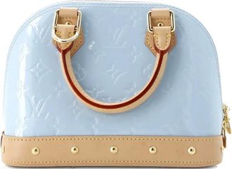Louis Vuitton Alma Charm Chain Handbag Monogram Vernis BB satchel - Blauw