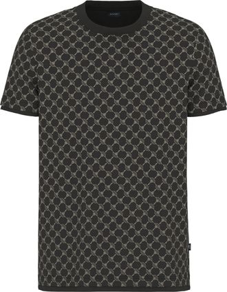 Joop T-Shirt JOOP Victormanuel, Herren, Gr. XXL, schwarz, Single Jersey, Obermaterial: 50% Baumwolle, 50% Lyocell, unifarben, regular fit, Rundhals, Shirts