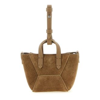 Brunello Cucinelli Dames, Tassen, Bruin, Maat: ONE Size Leer