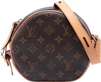 Louis Vuitton Pre-owned Boite Chapeau Souple PM - Dames - Vintage Schoudertas - Bruin - ONE Size - Leer - Vintage