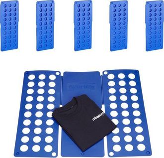 OEM 6 Tablas Grandes Para Doblar Ropa - Azul - Pl&aacute;stico