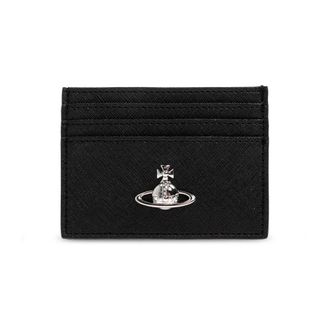 Vivienne Westwood Accessoires, Dames, Zwart, ONE Size, Leer, Kaarthouder