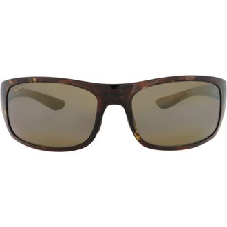 Maui Jim 67mm Wrap Polarized Sunglasses in Tortoise Tortoise Bronze at Nordstrom Rack