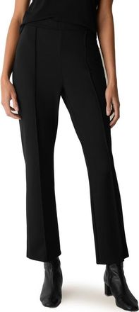 Eileen Fisher High Waist Ankle Pants in Black at Nordstrom, Size Xx-Small