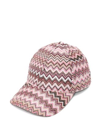 Missoni Gorra de b&eacute;isbol con estampado Zig Zag de Missoni
