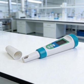 OEM Medidor De Calidad Del Agua - Medidor De Salinidad - An&aacute;lisis De Agua - Funci&oacute;n 4 En 1 - 183,5 Mm - Blanco Azul