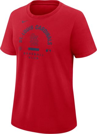 Nike St. Louis Cardinals Authentic Collection Early Work Nike Womens Dri-FIT MLB T-Shirt in Red | 03N862QSCN-HXK