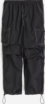 H&M Fallschirmhose - Schwarz