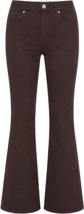 2-Biz Jeans Rany Flared - - Jeans - Donna - Marrone - 2XL