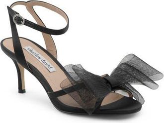 Charles by Charles David Bridges Ankle Strap Sandal in Black at Nordstrom, Size 6.5