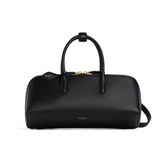 Alaia Delta Small Bag - Dames - Handtassen - Zwart - ONE Size - Leer - Tassen