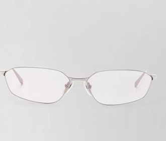 Balenciaga sunglasses thin frame rectangular lenses nose pads